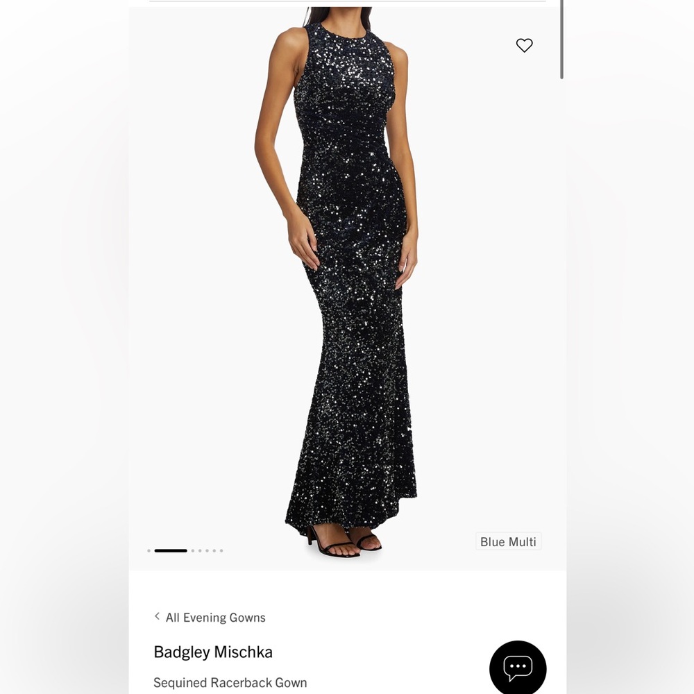 Badgley Mischka
Black Sequin Maxi Gown